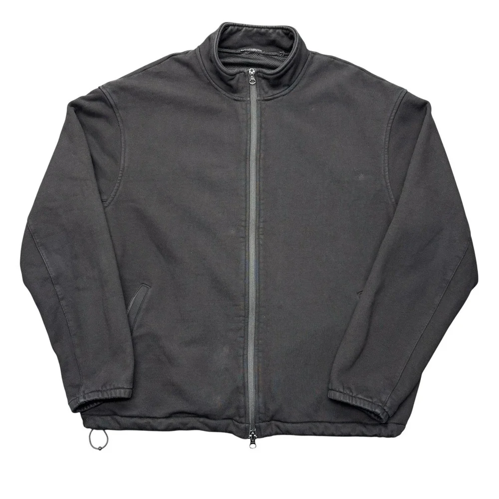 KITH Cotton Jacket Black Full Zip Pockets Mesh Lined Casual Streetwear‎